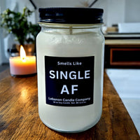 Funny Single AF Valentines Candle