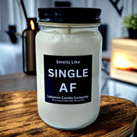 Funny Single AF Valentines Candle