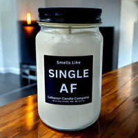 Funny Single AF Valentines Candle