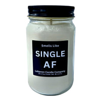 Funny Single AF Valentines Candle