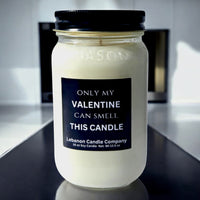 Funny Only My Valentine Candle