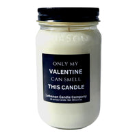 Funny Only My Valentine Candle