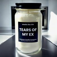 Funny Tears Of My Ex Valentines Candle