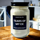 Funny Tears Of My Ex Valentines Candle