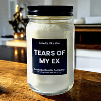 Funny Tears Of My Ex Valentines Candle