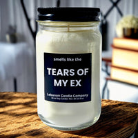 Funny Tears Of My Ex Valentines Candle