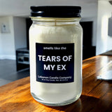 Funny Tears Of My Ex Valentines Candle