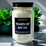 Funny Tears Of My Ex Valentines Candle