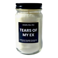 Funny Tears Of My Ex Valentines Candle