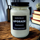 Funny Smells Like An Upgrade Valentines Candle