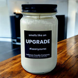 Funny Smells Like An Upgrade Valentines Candle