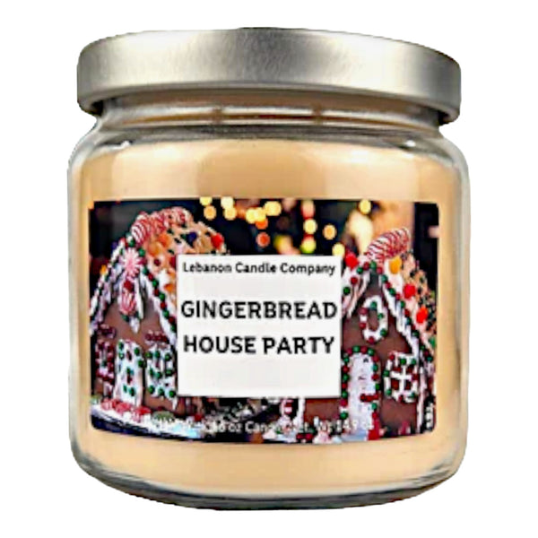 Gingerbread House Party Double Wick Candle