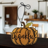 Thankful Black Pumpkin Medium Freshie