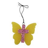 Yellow Sparkles Butterfly XL Freshie